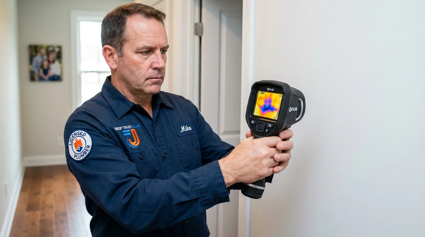 Thermal imaging leak detection by Johns Plumbing LLC in Beverly Hills